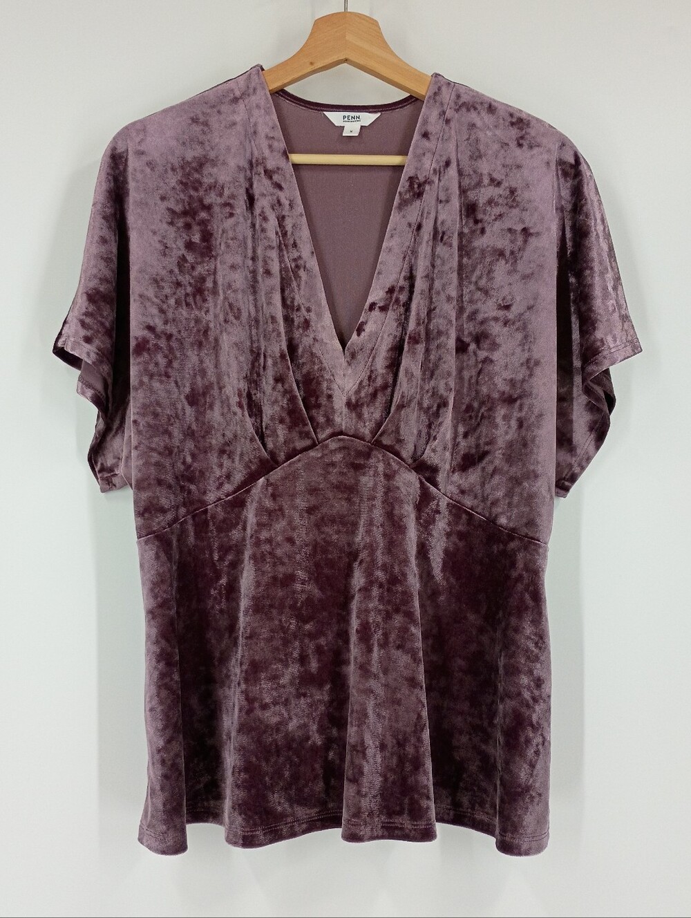 Penningtons Velvet Empire V Neck Top
